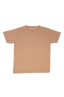 SBU 04636_23AW Flamed cotton scoop neck t-shirt brown 06