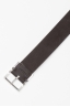 SBU 01006 Double face black and brown stretch leather 1.2 inches belt 04