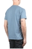 SBU 04639_23AW Camiseta cuello redondo algodón flameado azul claro 04