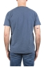 SBU 04643_23AW Camiseta cuello redondo algodón flameado azul índigo 05