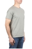 SBU 04644_23AW T-shirt girocollo aperto in cotone fiammato grigio 02