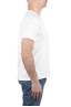 SBU 04651_23AW Camiseta de algodón blanca de cuello redondo y bolsillo de parche 03