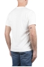 SBU 04651_23AW Camiseta de algodón blanca de cuello redondo y bolsillo de parche 04