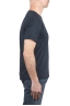 SBU 04654_23AW Camiseta de algodón azul marino de cuello redondo y bolsillo de parche 03