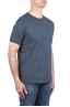 SBU 04655_23AW T-shirt girocollo in cotone piqué blu 02