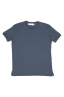 SBU 04655_23AW Camiseta clásica de piqué de algodón azul 06