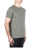 SBU 04658_23AW T-shirt girocollo in cotone piqué verde 02