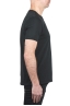 SBU 04659_23AW Camiseta clásica de piqué de algodón negro 03