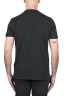 SBU 04659_23AW T-shirt girocollo in cotone piqué nera 05