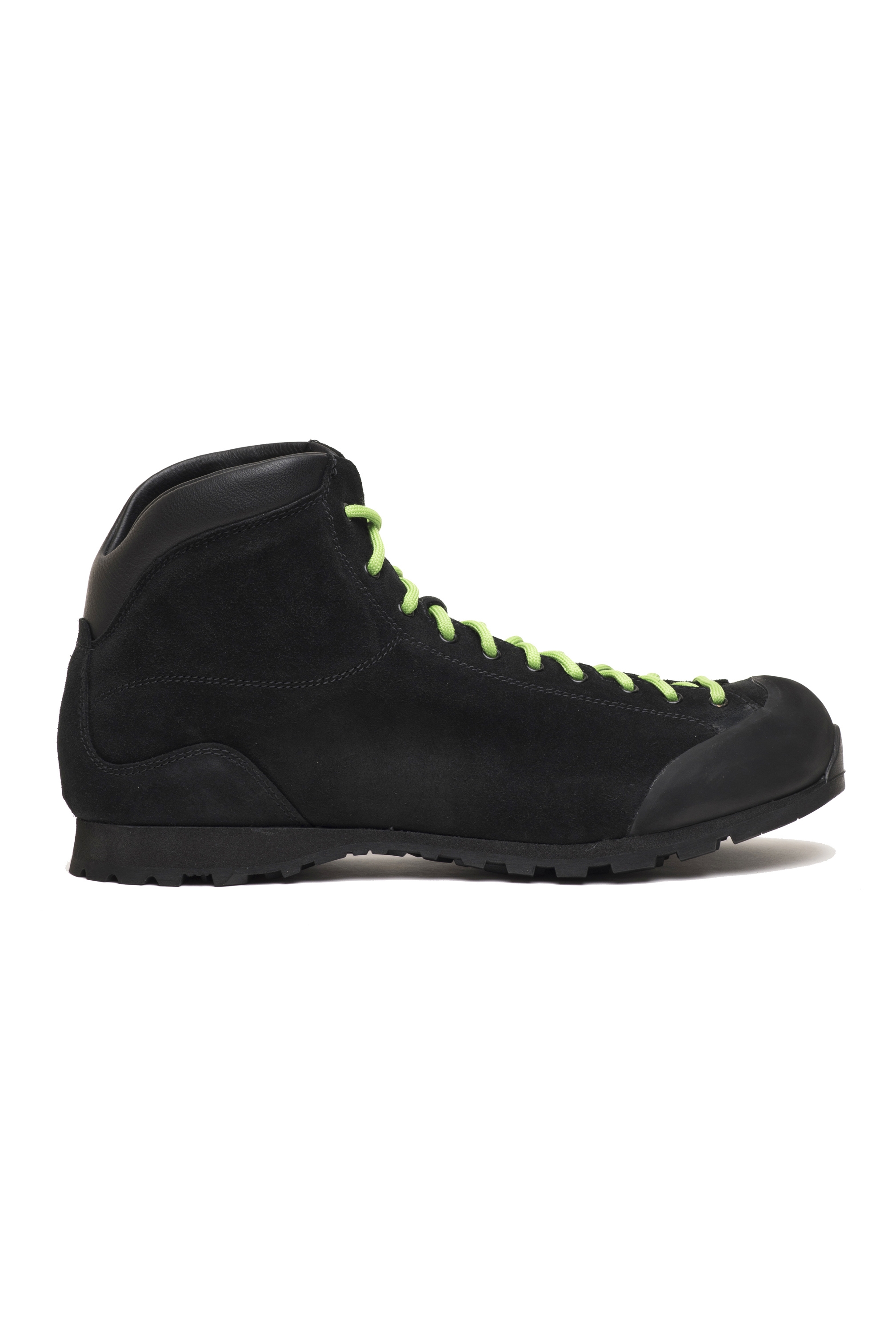 SBU 04663_23AW Hiking boots in black calfskin suede leather 01
