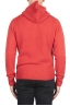 SBU 04690_23AW Coral cashmere and wool blend hooded sweater 05
