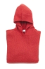 SBU 04690_23AW Coral cashmere and wool blend hooded sweater 06