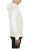 SBU 04691_23AW White cashmere and wool blend hooded sweater 03