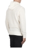 SBU 04691_23AW White cashmere and wool blend hooded sweater 04