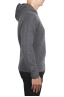 SBU 04693_23AW Grey cashmere and wool blend hooded sweater 03