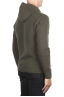 SBU 04696_23AW Green cashmere and wool blend hooded sweater 04
