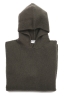 SBU 04696_23AW Green cashmere and wool blend hooded sweater 06