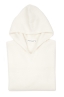 SBU 04707_23AW Jersey blanco con capucha de mezcla de lana merino 06