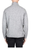 SBU 04712_23AW Grey mock neck raw cut sweater 05