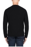 SBU 04718_23AW Black merino extra fine blend round neck sweater  05