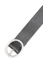 SBU 04793_23AW Black bullhide leather belt 1.2 inches 03