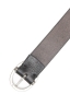 SBU 04793_23AW Black bullhide leather belt 1.2 inches 04