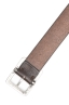 SBU 04799_23AW Black bullhide leather belt 1.4 inches 04