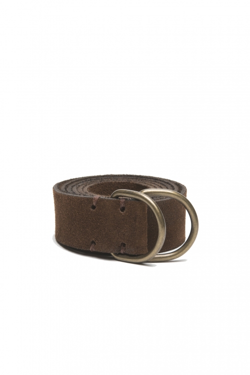 SBU 04802_23AW Brown bullhide leather belt 1.2 inches 01