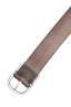 SBU 04876_24SS Brown bullhide leather belt 1.4 inches 04