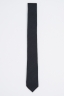 SBU 01027 Classic skinny pointed tie in black wool and silk 01