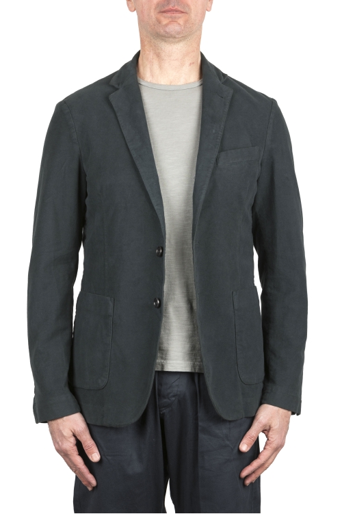 SBU 04920_24SS Grey stretch cotton sport jacket 01