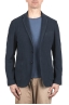 SBU 04921_24SS Navy blue stretch cotton sport jacket 01