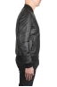 SBU 04952_24SS Black leather bomber jacket 03