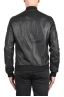 SBU 04952_24SS Black leather bomber jacket 05