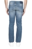 SBU 04960_24SS Teint pur indigo délavé coton stretch bleu jeans  05
