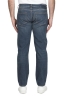 SBU 04962_24SS Teint pur indigo délavé à la pierre coton stretch jeans bleu 05