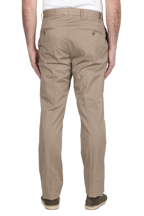 SBU 04970_24SS Chino pants in beige ultra-light stretch cotton 01