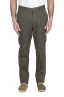 SBU 04979_24SS Classic chino pants in brown stretch cotton 01