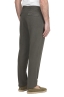 SBU 04981_24SS Brown soft cotton blend pants with pinces 04