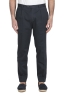 SBU 04983_24SS Navy blue soft cotton blend pants with pinces 01