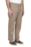 SBU 04988_24SS Comfort pants in beige stretch cotton 02