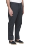 SBU 04992_24SS Pantaloni comfort in cotone elasticizzato blu 02