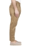 SBU 04994_24SS Pantalón japonés de dos pinzas en algodón beige 03