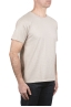 SBU 05007_24SS T-shirt girocollo aperto in cotone fiammato grigio perla 02