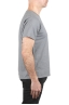 SBU 05011_24SS T-shirt girocollo aperto in cotone fiammato grigio 03
