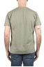 SBU 05015_24SS T-shirt girocollo aperto in cotone fiammato verde 05