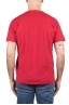 SBU 05019_24SS T-shirt girocollo aperto in cotone fiammato rosso 05