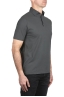 SBU 05066_24SS Short sleeve grey light cotton polo shirt 02