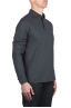 SBU 05071_24SS Long sleeve anthracite light cotton polo shirt  02