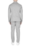 SBU 05111_24SS Chaqueta y pantalón de traje deportivo de algodón gris claro 03